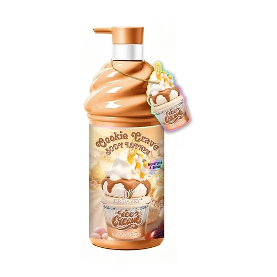 DR.DAVEY Dr.dr.dr.davey Cookie Crave Body Lotion 500 ml OEM/ODM Dv-7014 product image for OEM/ODM private label body lotion manufacturing