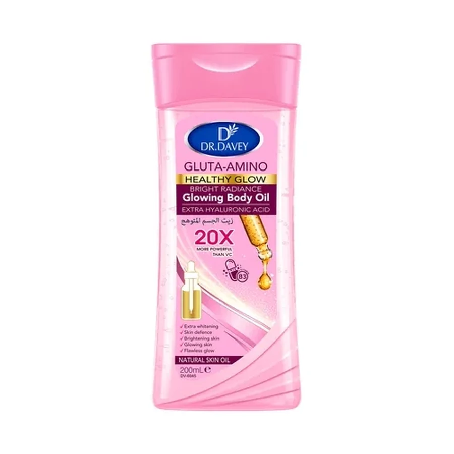 DR.DAVEY Dr.dr.dr.davey Gluta-amino Body Oil 200 ml OEM/ODM Dv-6945 product image for OEM/ODM private label body oil manufacturing
