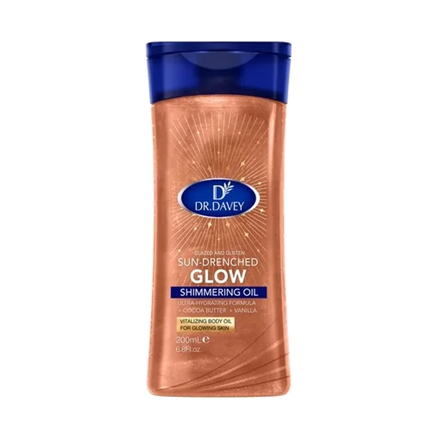 DR.DAVEY Dr.dr.dr.davey Sun-drenched Shimmering Body Oil 200 ml OEM/ODM Dv-7001 product image for OEM/ODM private label body oil manufacturing