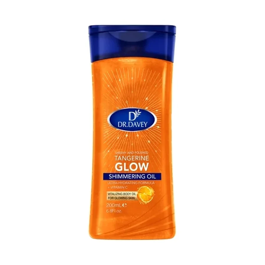 DR.DAVEY Dr.dr.dr.davey Tangerine Shimmering VC Body Oil 200 ml OEM/ODM Dv-7002 product image for OEM/ODM private label body oil manufacturing