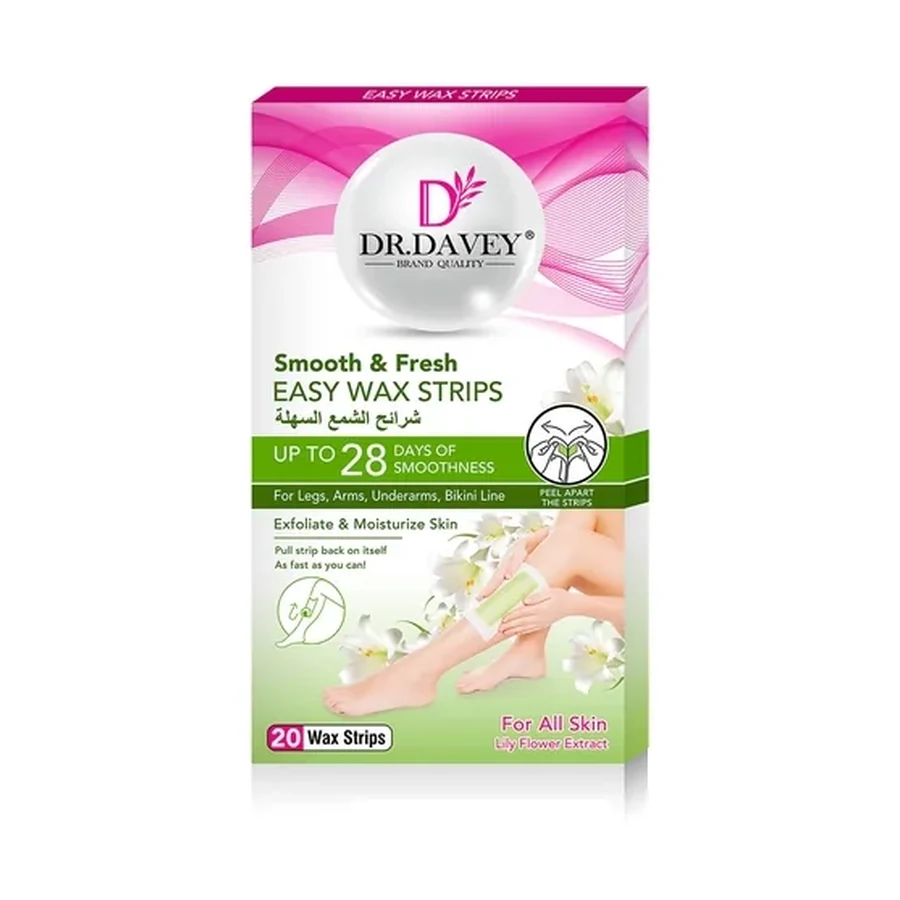 DR.DAVEY Jasmine Hair Remover Wax Strips Personal Care Product OEM/ODM Dv-6814 product image for OEM/ODM private label personal care product manufacturing