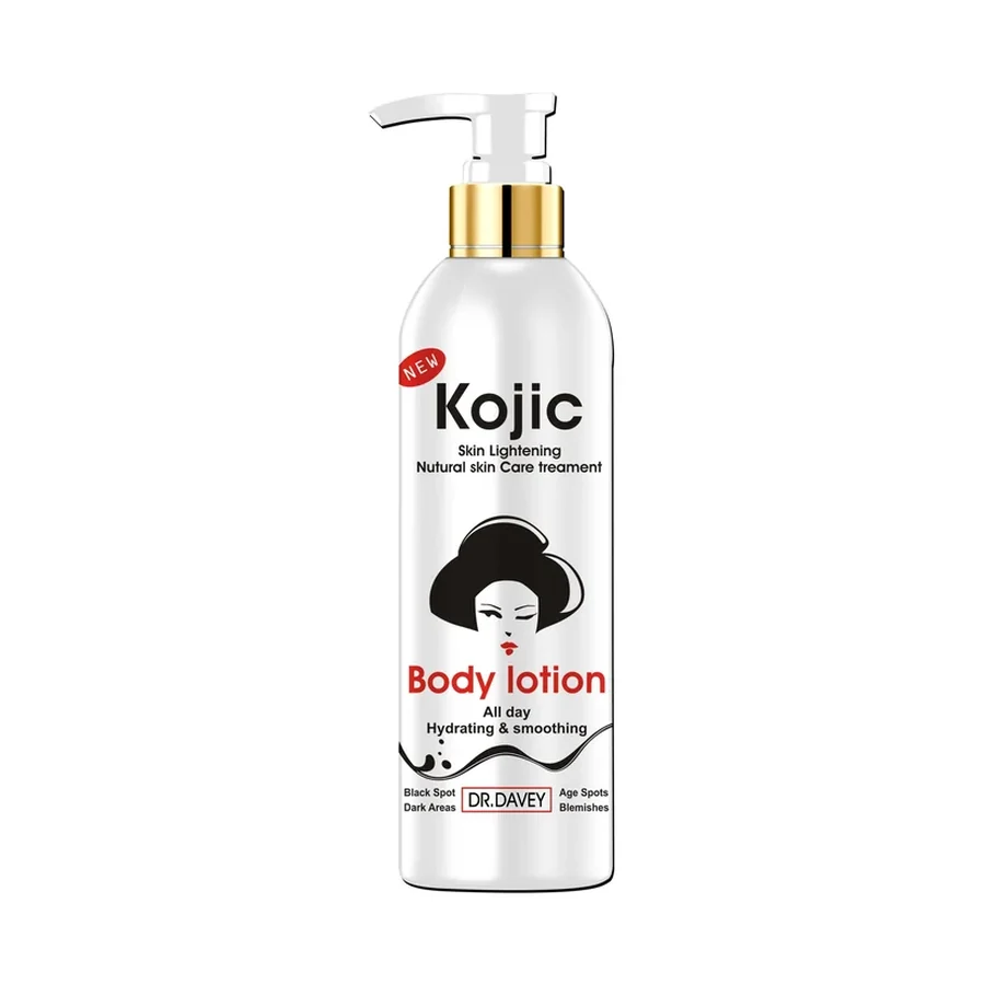 DR.DAVEY Kojic Body Lotion 300 ml OEM/ODM Dv-6433 product image for OEM/ODM private label body lotion manufacturing
