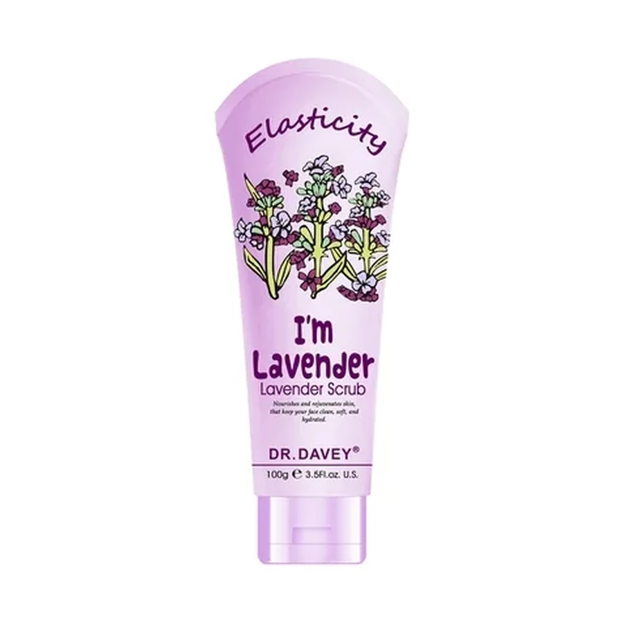 DR.DAVEY Lavender Scrub Personal Care Product 100 g OEM/ODM Dv-6308 product image for OEM/ODM private label personal care product manufacturing
