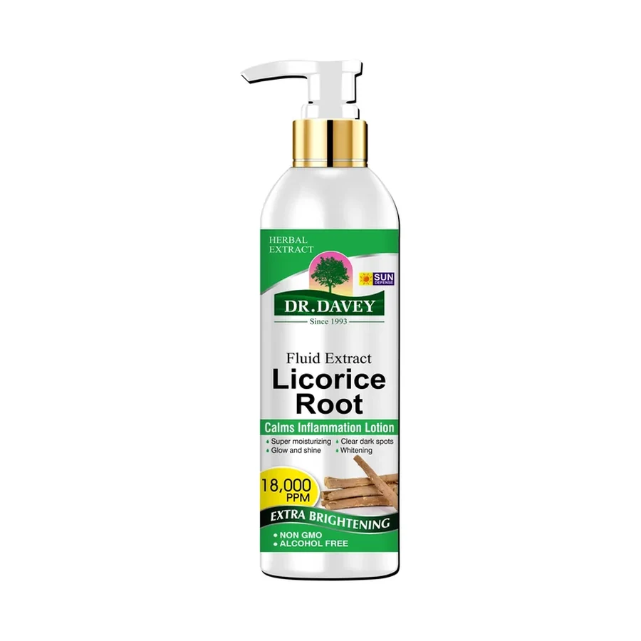 DR.DAVEY Licorice Root Body Lotion 300 ml OEM/ODM Dv-6435 product image for OEM/ODM private label body lotion manufacturing