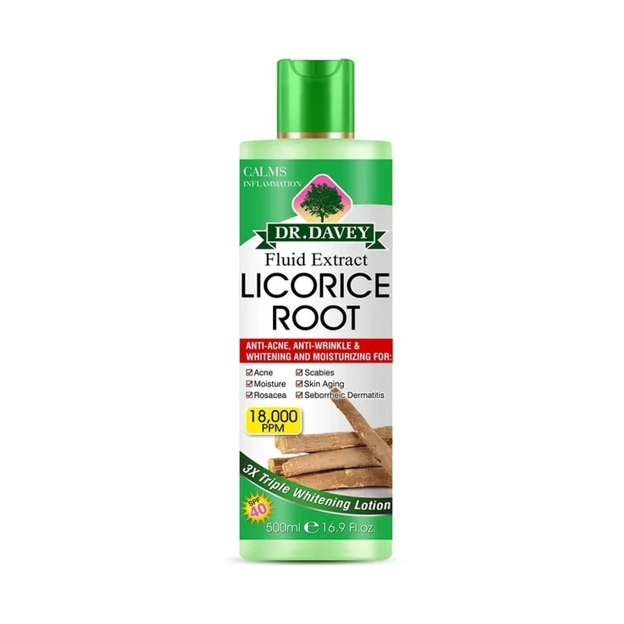 DR.DAVEY Licorice Root Body Lotion 500 ml OEM/ODM Dv-6478 product image for OEM/ODM private label body lotion manufacturing
