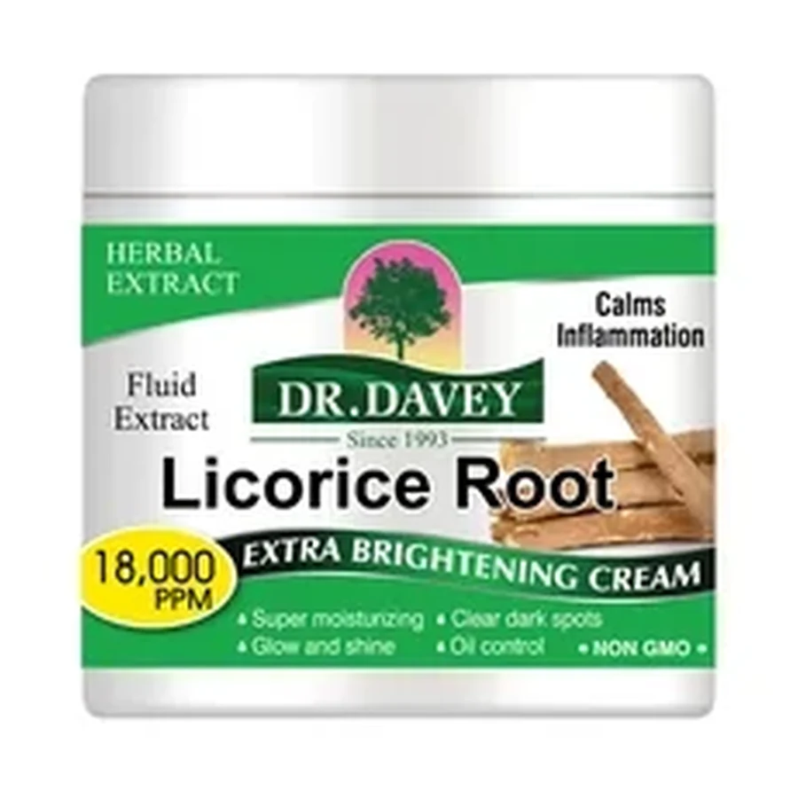 DR.DAVEY Licorice Root Extra Brightening Face Cream 120 g OEM/ODM Dv-6531 product image for OEM/ODM private label skincare manufacturing
