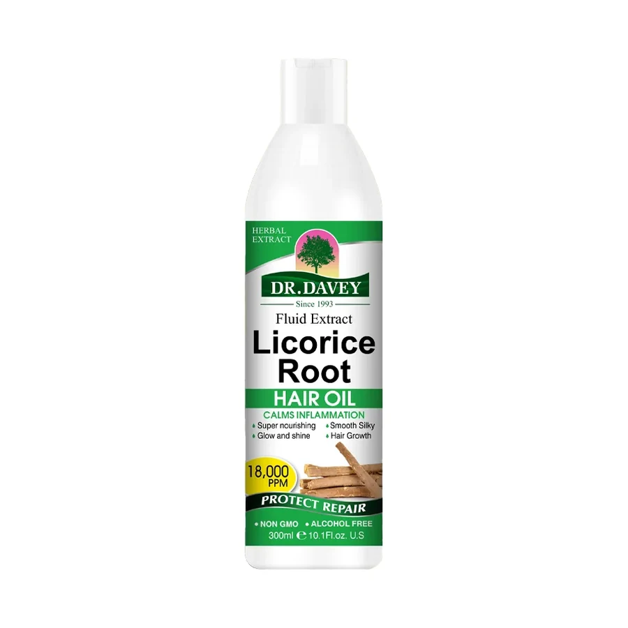 DR.DAVEY Licorice Root Hair Body Oil 300 ml OEM/ODM Dv-6530 product image for OEM/ODM private label body oil manufacturing