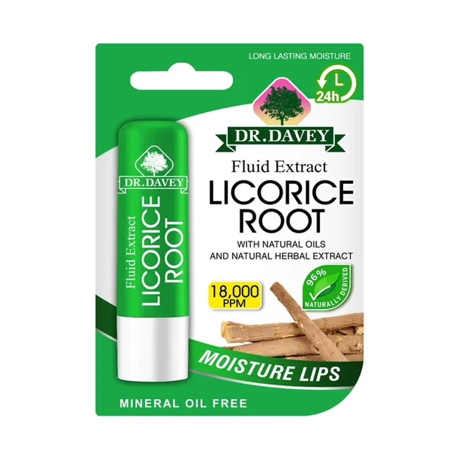 DR.DAVEY Licorice Root Moisture Lips Personal Care Product 3 g OEM/ODM Dv-6474 product image for OEM/ODM private label personal care product manufacturing