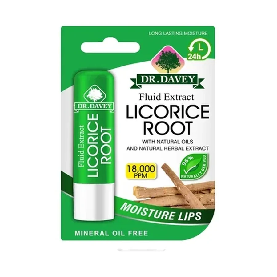DR.DAVEY Licorice Root Moisture Lips Personal Care Product 3 g OEM/ODM Dv-6599 product image for OEM/ODM private label personal care product manufacturing