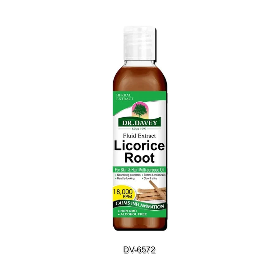 DR.DAVEY Licorice Root Oils Body Oil 118 ml OEM/ODM Dv-6572 product image for OEM/ODM private label body oil manufacturing