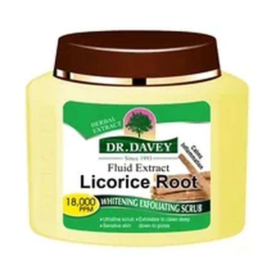DR.DAVEY Licorice Root Scrub Personal Care Product 550 g OEM/ODM Dv-6506 product image for OEM/ODM private label personal care product manufacturing