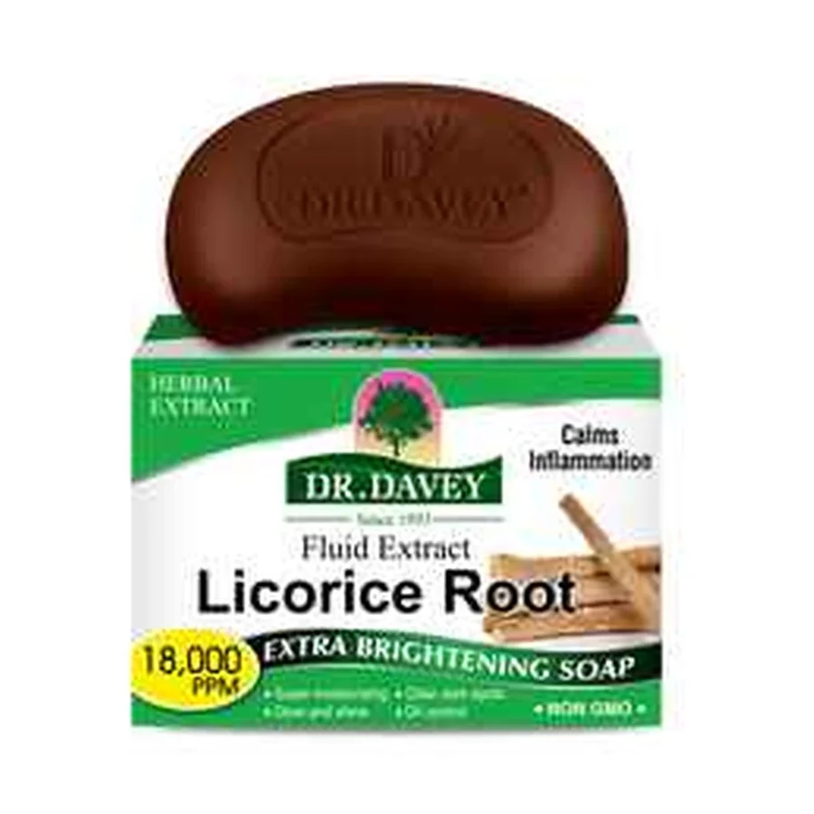DR.DAVEY Soap Licorice Root Extra Brightening Soap model DV-6410 product image for OEM/ODM private label soap manufacturing