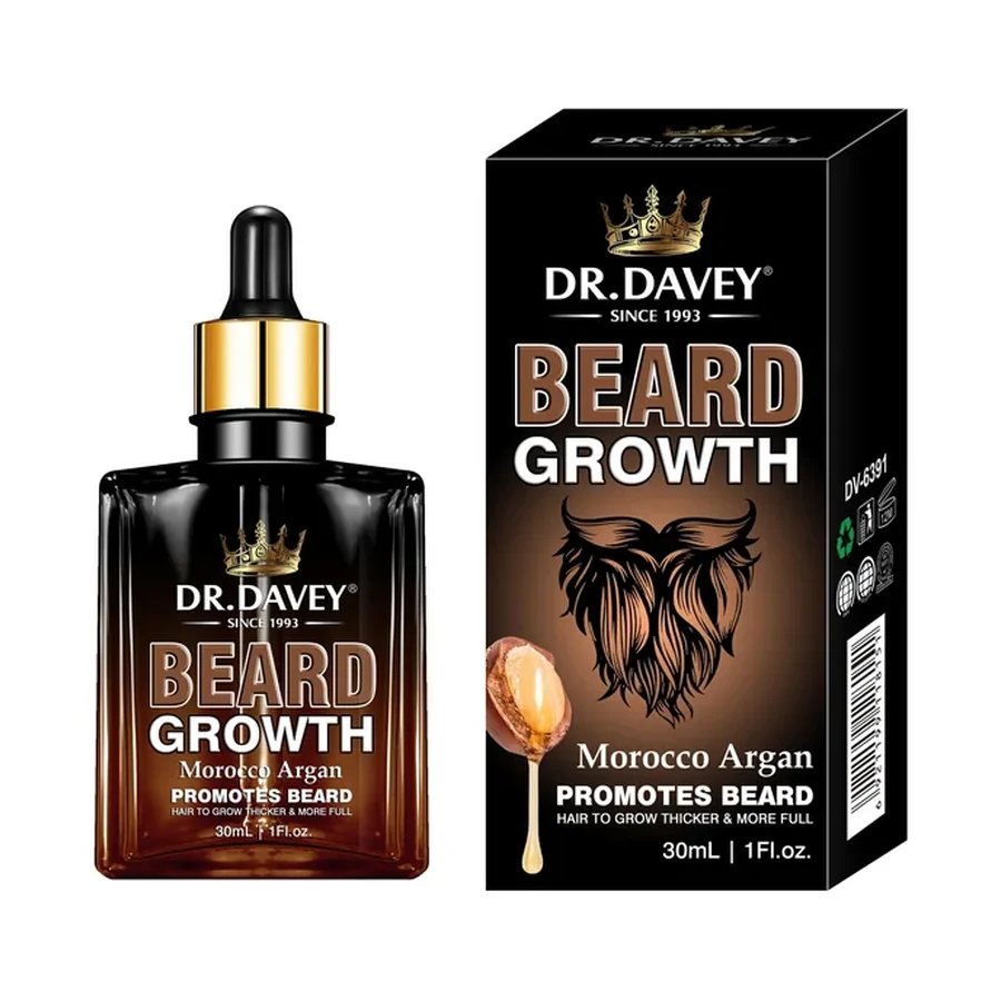DR.DAVEY MOROCCO ARGAN BEARD GROWTH Body Oil 30 ml OEM/ODM Dv-6391 product image for OEM/ODM private label body oil manufacturing