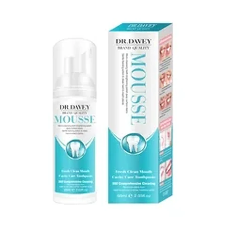 DR.DAVEY Mousse Toothpaste 60 ml OEM/ODM Dv-6097 product image for OEM/ODM private label toothpaste manufacturing