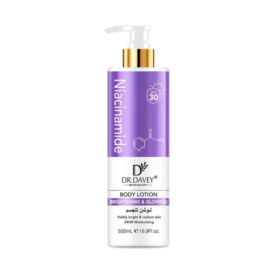 DR.DAVEY NIACINAMIDE Body Lotion model DV-6714 product image for OEM/ODM private label body lotion manufacturing