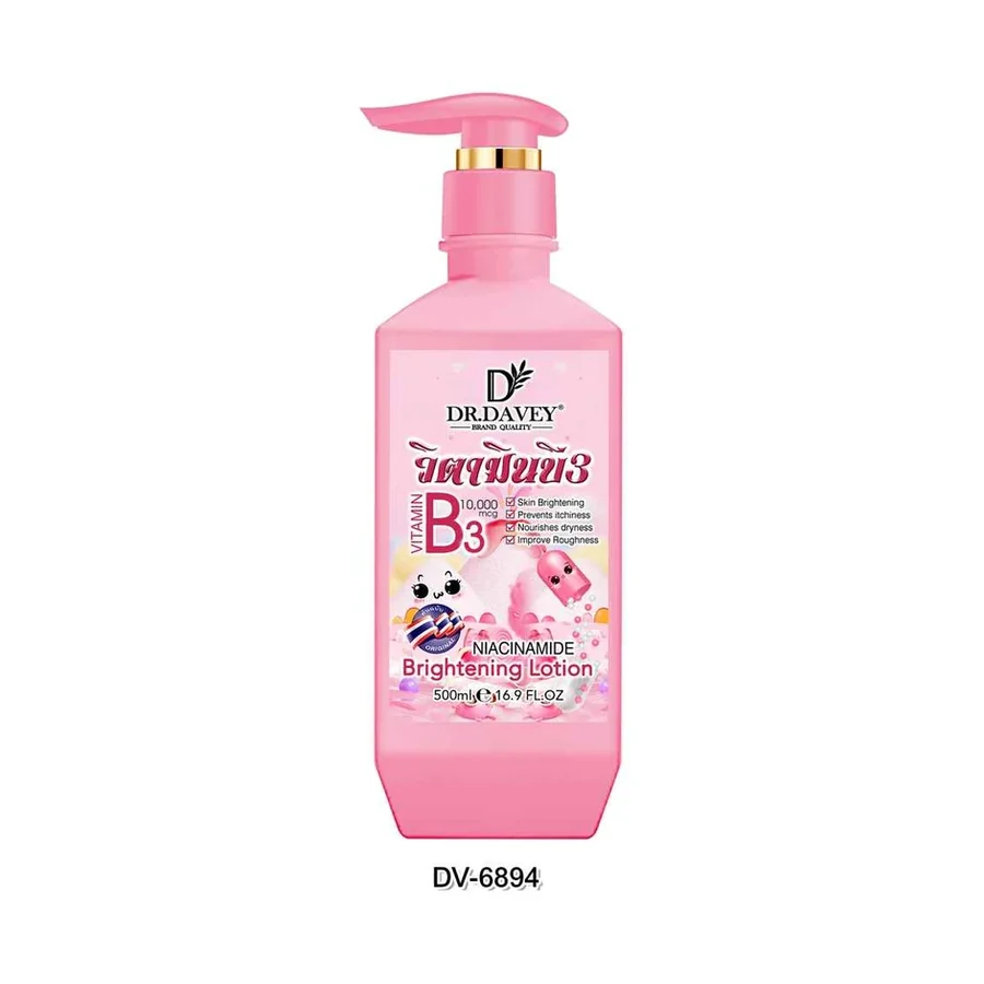 Lait corporel à la niacinamide DR.DAVEY 500 ml, OEM/ODM, DV-6894