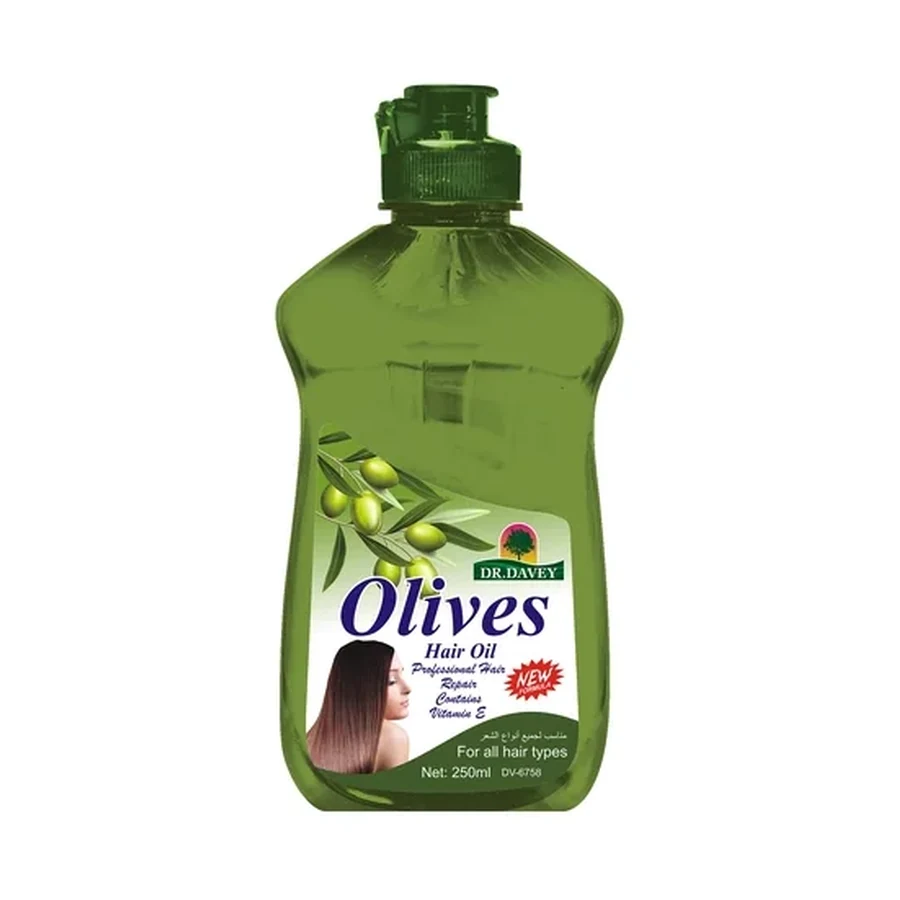 DR.DAVEY Olive Hair Body Oil 250 ml OEM/ODM Dv-6758 product image for OEM/ODM private label body oil manufacturing