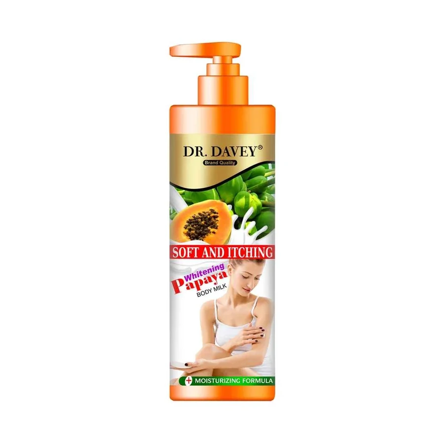 DR.DAVEY Papaya Body Lotion model DV-6076 product image for OEM/ODM private label body lotion manufacturing