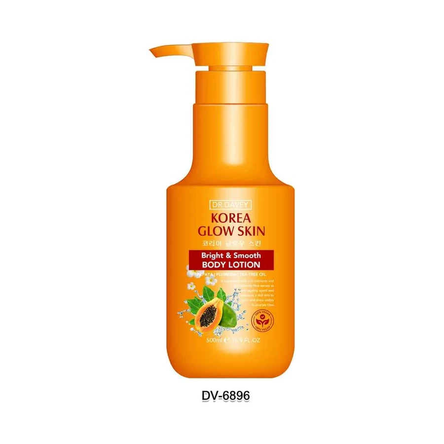 DR.DAVEY Korea Glow Papaya Body Lotion Body Lotion model DV-6896 product image for OEM/ODM private label body lotion manufacturing