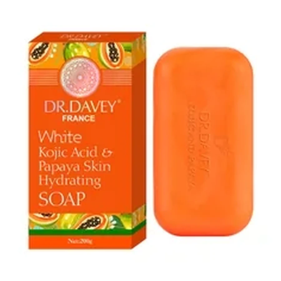 DR.DAVEY Papaya Brightening Soap 200 g OEM/ODM Dv-6473 product image for OEM/ODM private label soap manufacturing
