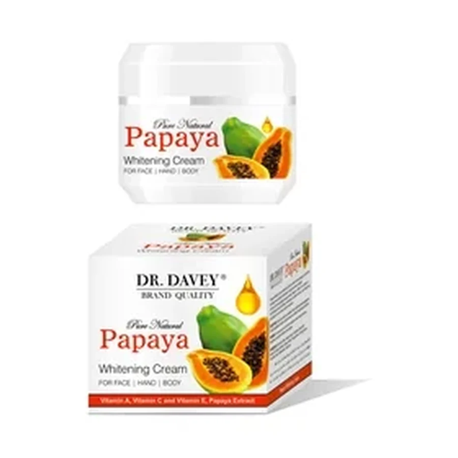 DR.DAVEY Papaya Face Cream 100 g OEM/ODM Dv-6160 product image for OEM/ODM private label skincare manufacturing