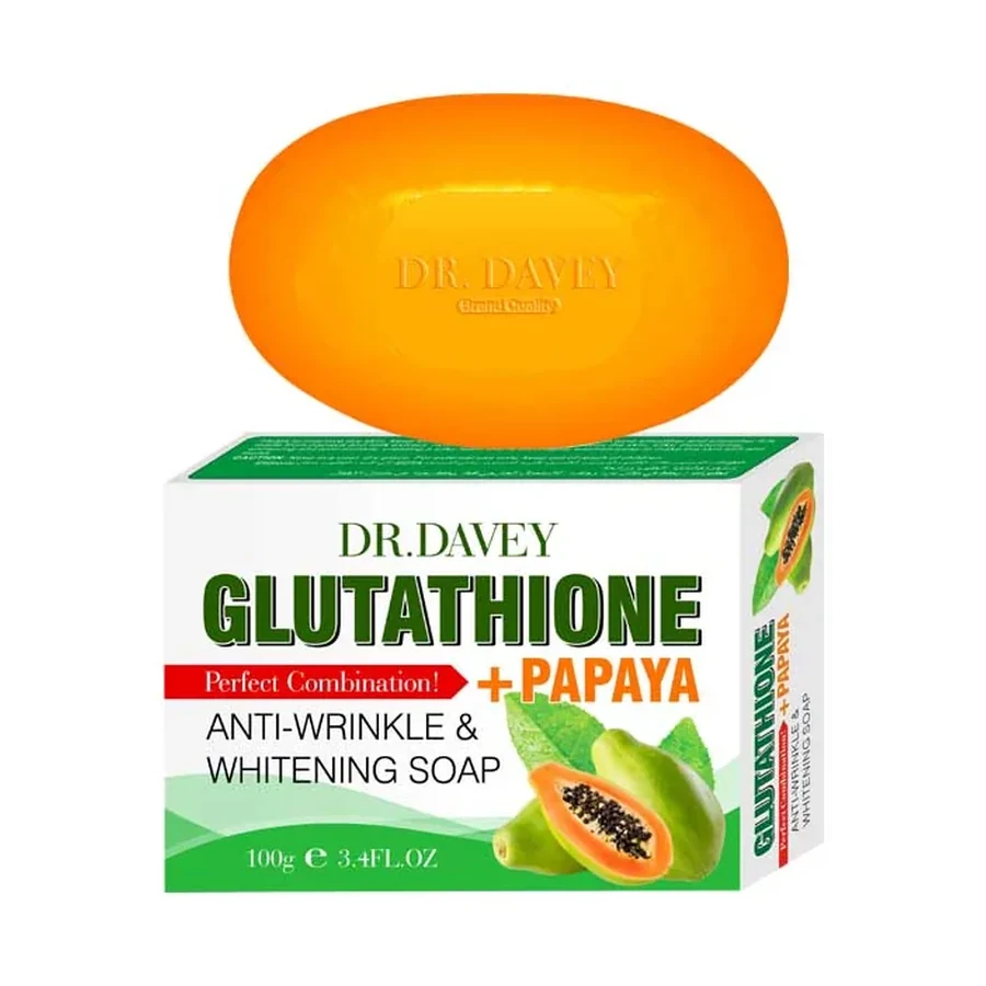 DR.DAVEY Papaya Soap 100 g OEM/ODM Dv-6110 product image for OEM/ODM private label soap manufacturing