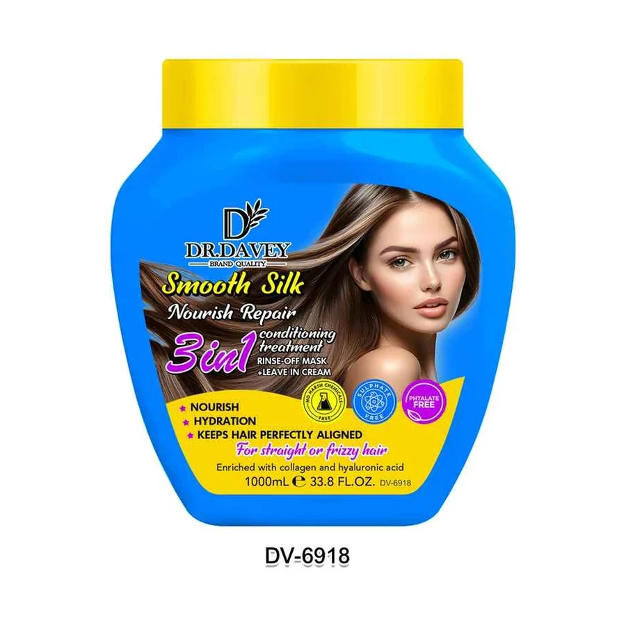 DR.DAVEY 3in1 Smooth Silk Nourish Repair Conditioning Leave In Treatment model DV-6918 product image for OEM/ODM private label personal care