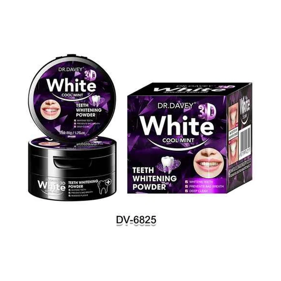 DR.DAVEY 3D 3D White Teeth Brightening Powder model DV-6825 product image for OEM/ODM private label personal care manufacturing