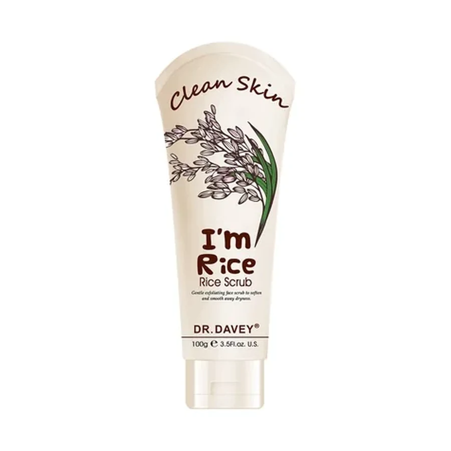 DR.DAVEY Rice Scrub Personal Care Product 100 g OEM/ODM Dv-6313 product image for OEM/ODM private label personal care product manufacturing