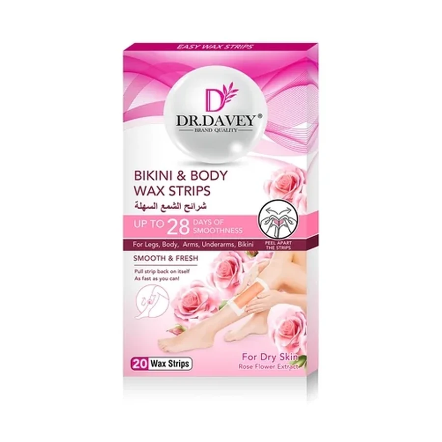 DR.DAVEY Rose Hair Remover Wax Strips Personal Care Product OEM/ODM Dv-6817 product image for OEM/ODM private label personal care product manufacturing