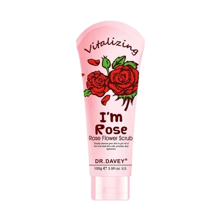DR.DAVEY Rose Scrub Personal Care Product 100 g OEM/ODM Dv-6305 product image for OEM/ODM private label personal care product manufacturing