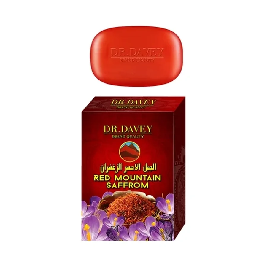 DR.DAVEY Saffron Soap 100 g OEM/ODM Dv-6096 product image for OEM/ODM private label soap manufacturing