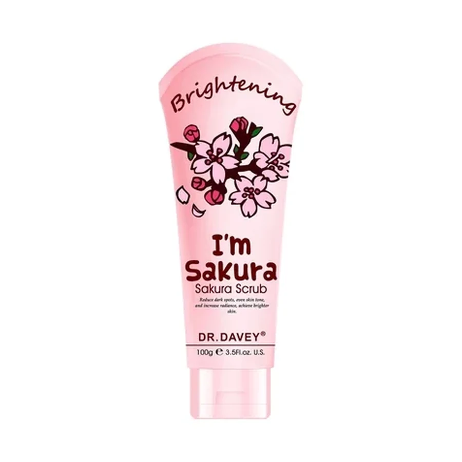 DR.DAVEY Sakura Scrub Personal Care Product 100 g OEM/ODM Dv-6310 product image for OEM/ODM private label personal care product manufacturing