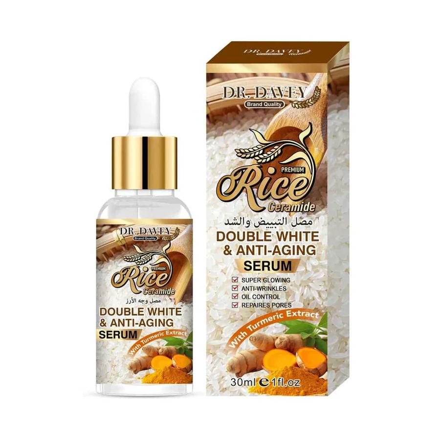 DR.DAVEY Serum Rice Serum model DV-6620 product image for OEM/ODM private label skincare serum manufacturing
