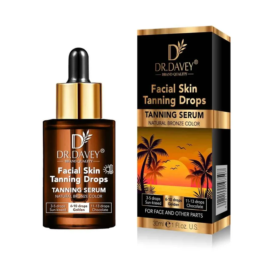 DR.DAVEY Tanning Serum model DV-6776 product image for OEM/ODM private label skincare serum manufacturing