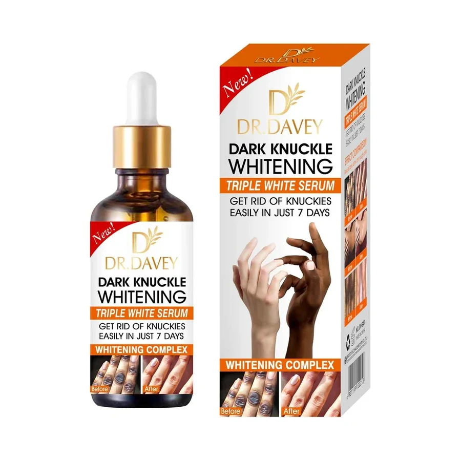 DR.DAVEY Serum Dark Knuckle Brightening Triple White Serum model DV-6451 product image for OEM/ODM private label skincare serum manufacturing