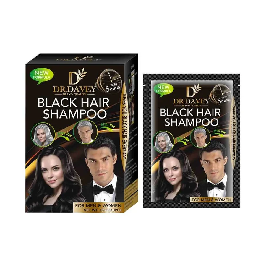 DR.DAVEY BLACK HALR model DV-6623 product image for OEM/ODM private label shampoo manufacturing