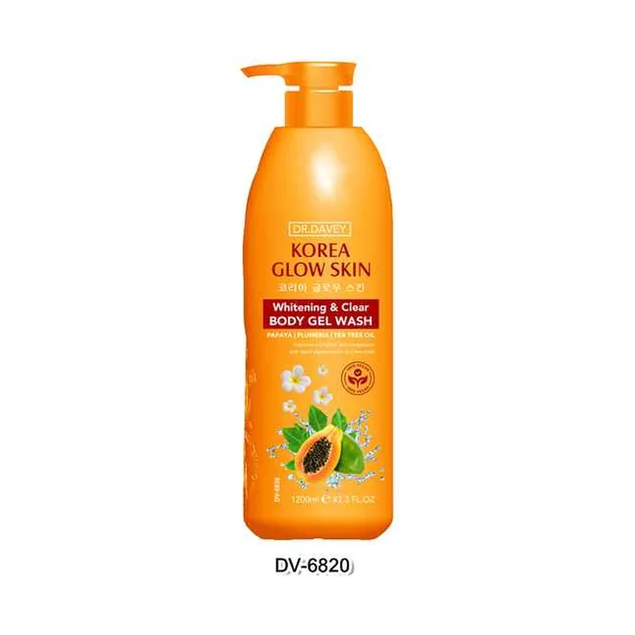 DR.DAVEY Brightening And Clear model DV-6820 product image for OEM/ODM private label shower gel manufacturing