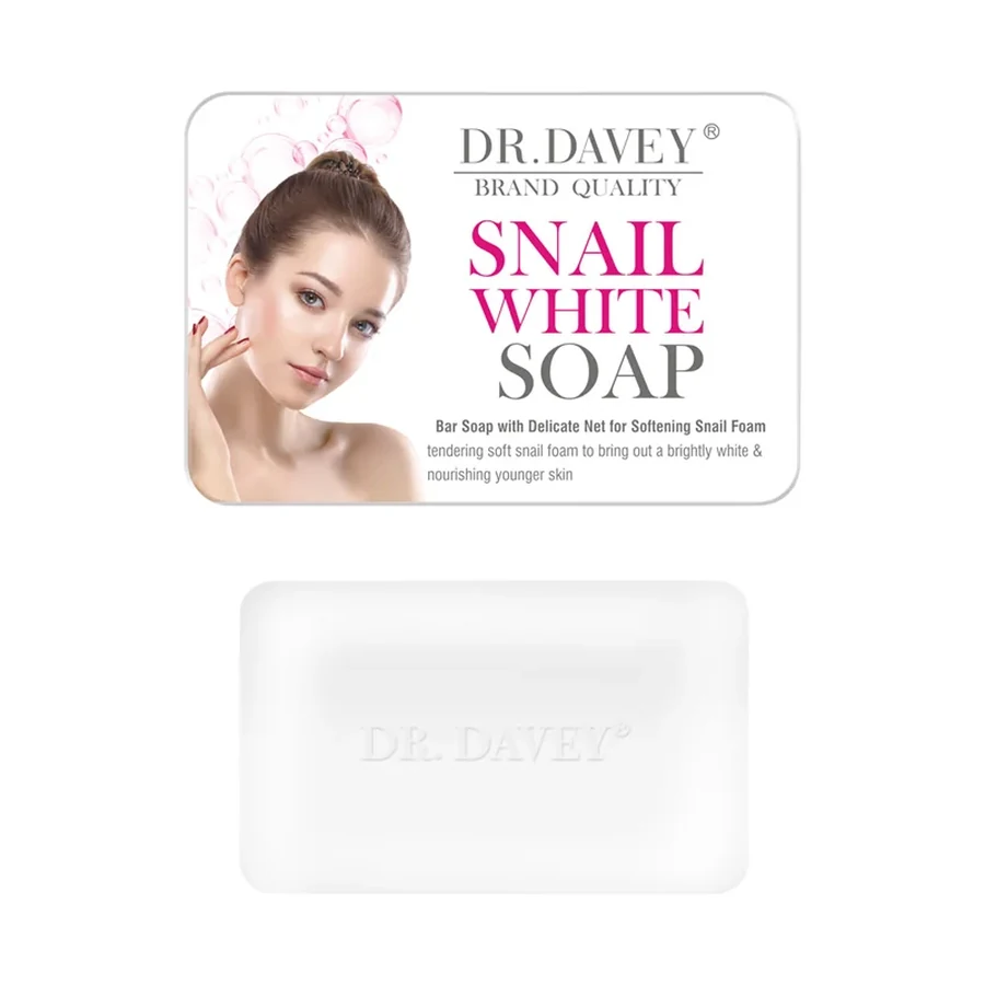 DR.DAVEY Snail Brightening Soap 100 g OEM/ODM Dv-6148 product image for OEM/ODM private label soap manufacturing