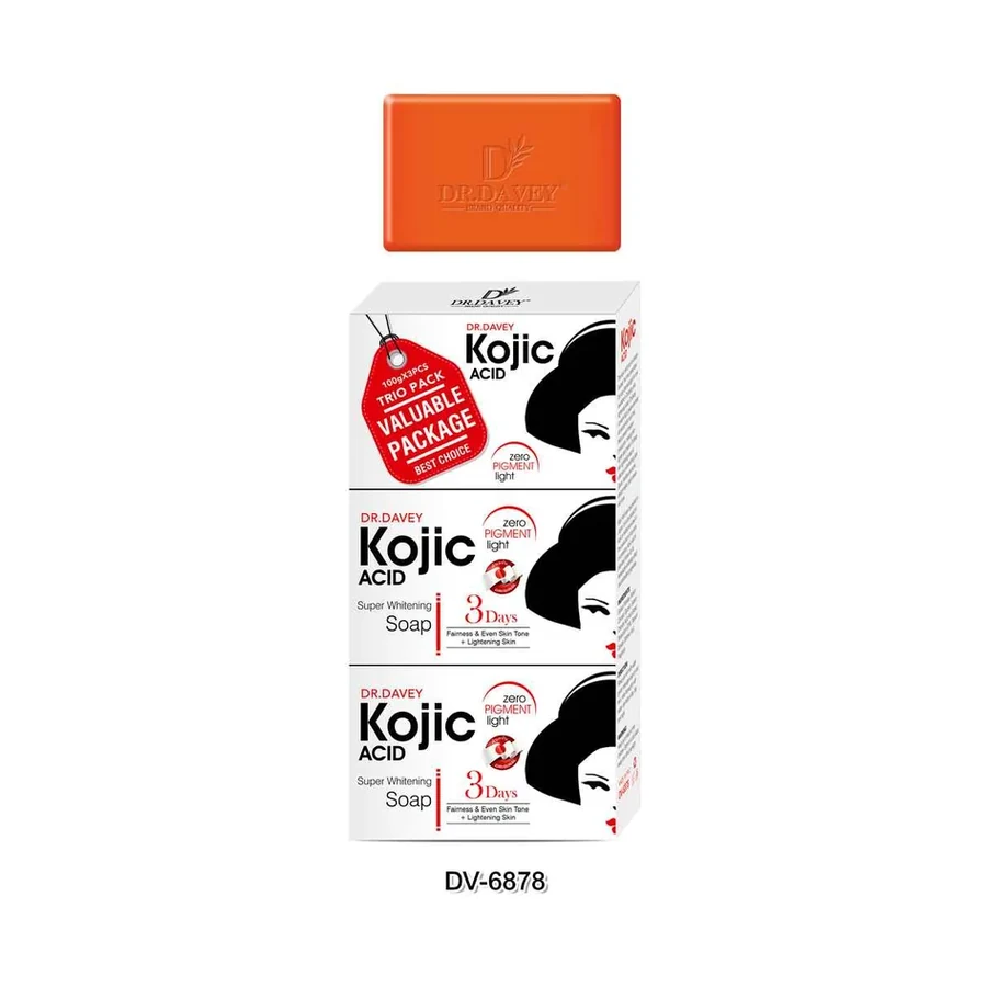 DR.DAVEY Kojic Soap model DV-6878 product image for OEM/ODM private label soap manufacturing