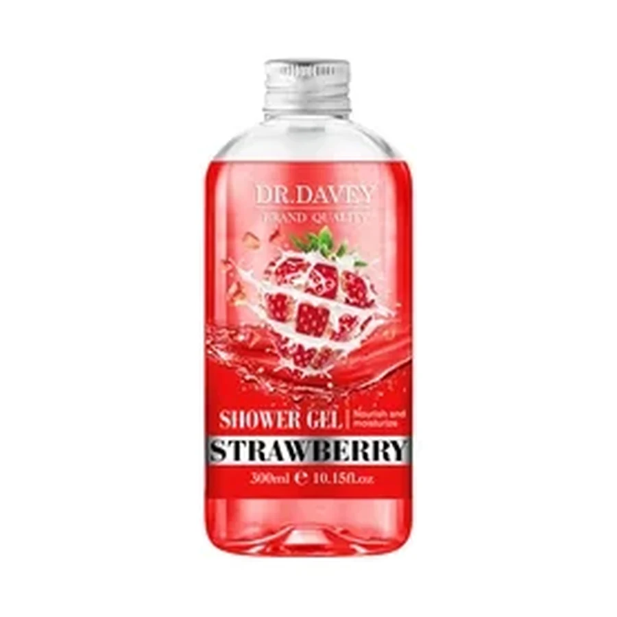 DR.DAVEY Strawberry Shower Gel 300 ml OEM/ODM Dv-6081 product image for OEM/ODM private label shower gel manufacturing