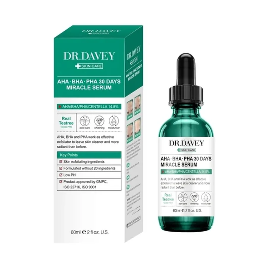 DR.DAVEY Tea Plant Serum 60 ml OEM/ODM Dv-6241 product image for OEM/ODM private label skincare manufacturing