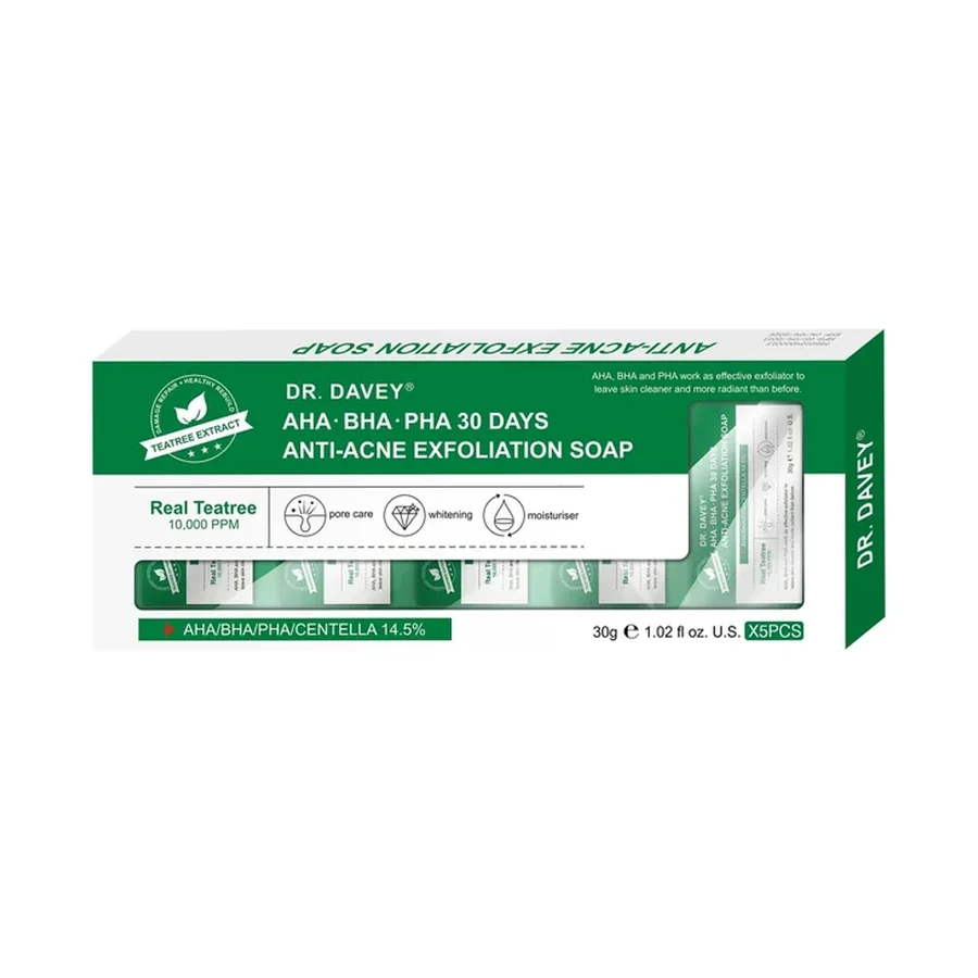 DR.DAVEY Tea Tree Soap 30 g OEM/ODM Dv-6282 product image for OEM/ODM private label soap manufacturing