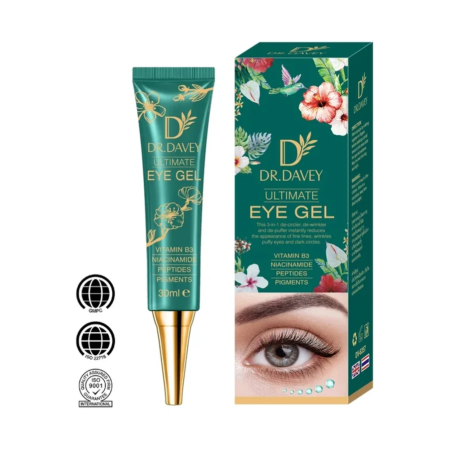 DR.DAVEY Ultimate Gel Eye Cream 30 ml OEM/ODM Dv-6357 product image for OEM/ODM private label skincare manufacturing