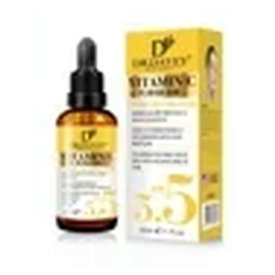 DR.DAVEY VC+Turmeric Serum DV 6614 Moisturizing Body Oil white background product image for OEM/ODM private label essential oil manufacturing