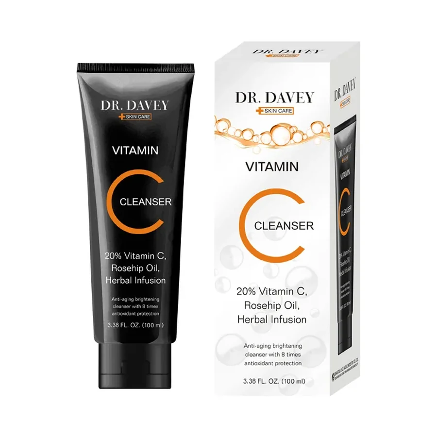 DR.DAVEY VC Vitamin C Face Wash Personal Care Product 100 g OEM/ODM Dv-6141 product image for OEM/ODM private label personal care product manufacturing