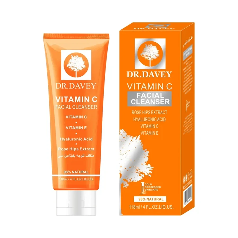 DR.DAVEY VC Vitamin C Face Wash Personal Care Product 118 g OEM/ODM Dv-6441 product image for OEM/ODM private label personal care product manufacturing