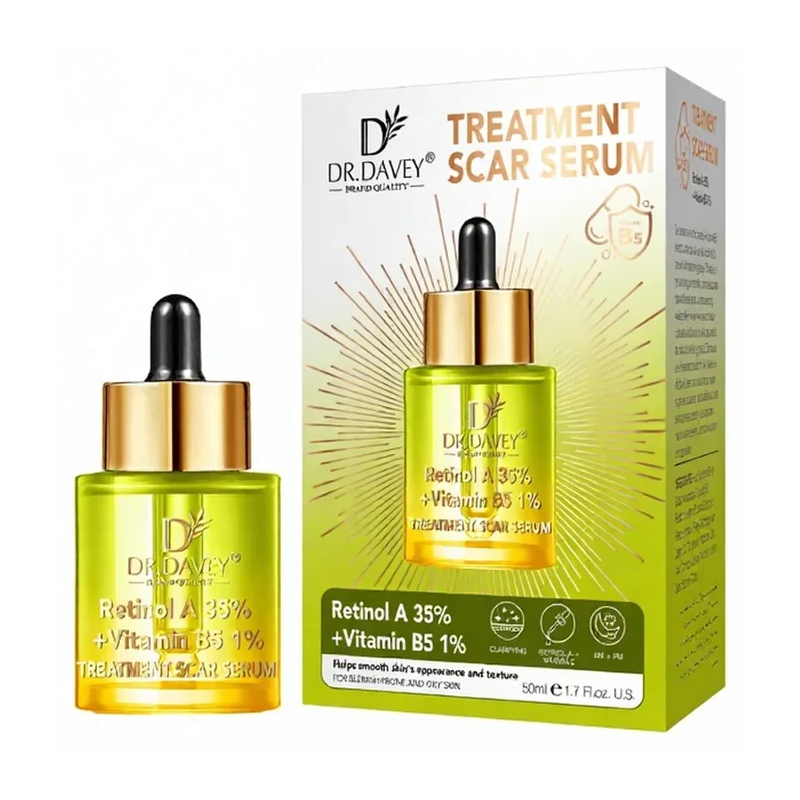 DR.DAVEY Vitamin a & B5 Moisturizing Hydrating Serum for General Skin white background product image for OEM/ODM private label skincare serum
