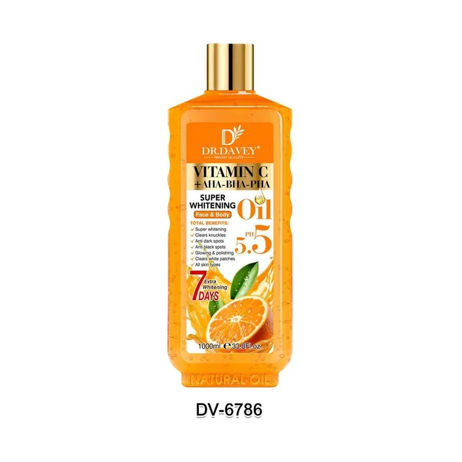 DR.DAVEY VITAMIN C Body Oil model DV-6786 product image for OEM/ODM private label body oil manufacturing