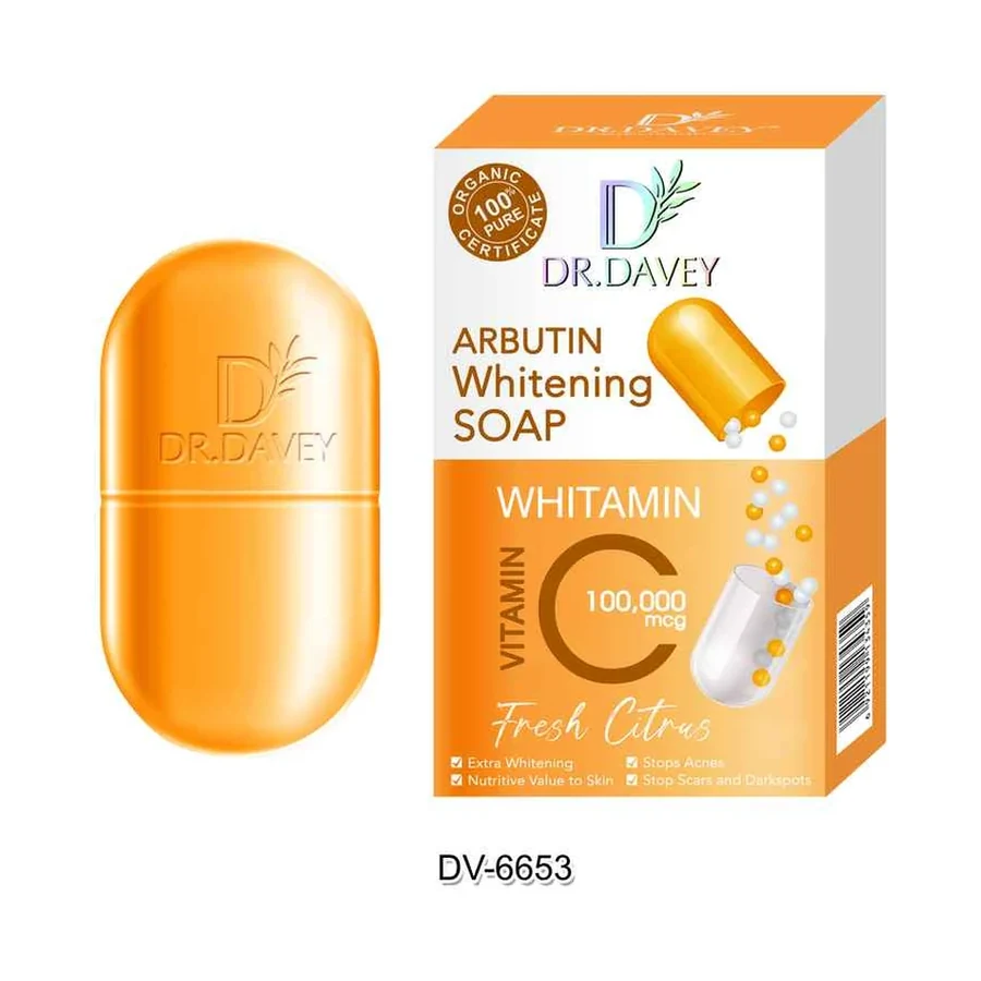 DR.DAVEY Soap VITAMIN C Soap model DV-6653 product image for OEM/ODM private label soap manufacturing